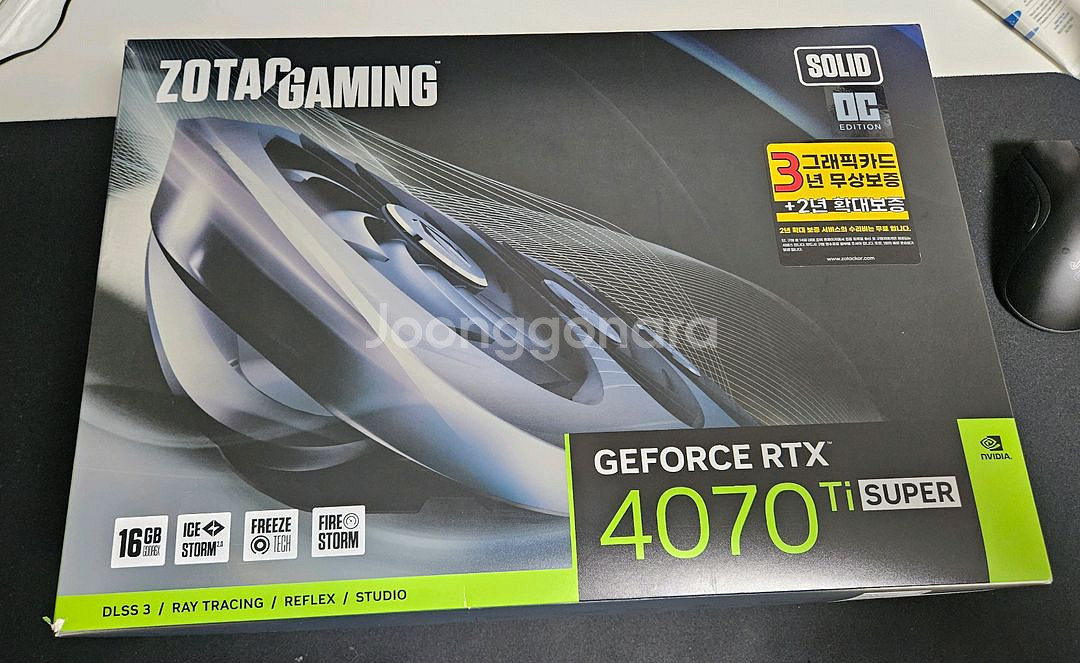 조텍 4070ti super 팝니다--0