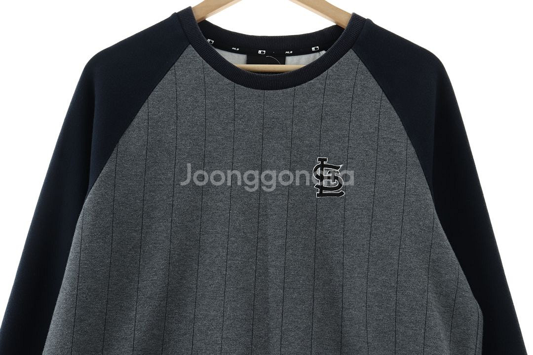 (XL) MLB 엠엘비 맨투맨 티셔츠 스트라이프--2