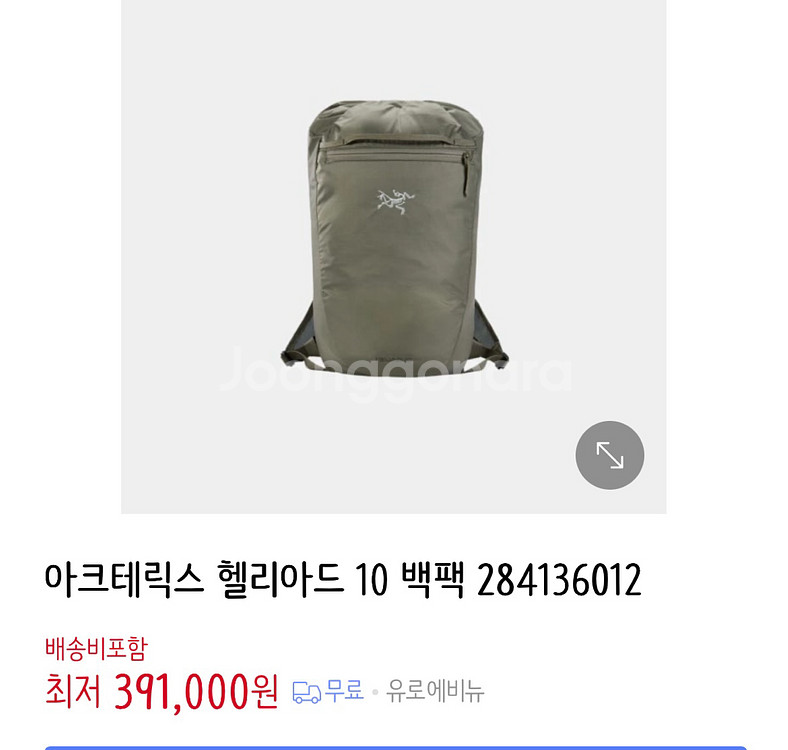 아크테릭스 헬리아드 10 백팩(정품)--0