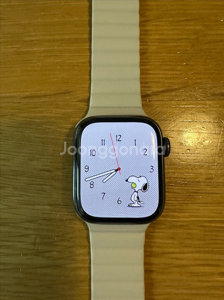 애플워치7 스테인리스 그래파이트 41mm 셀룰러 버전--0
