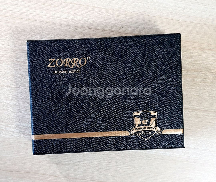 ZORRO 지포형 라이터 금색 유광 - G025--3