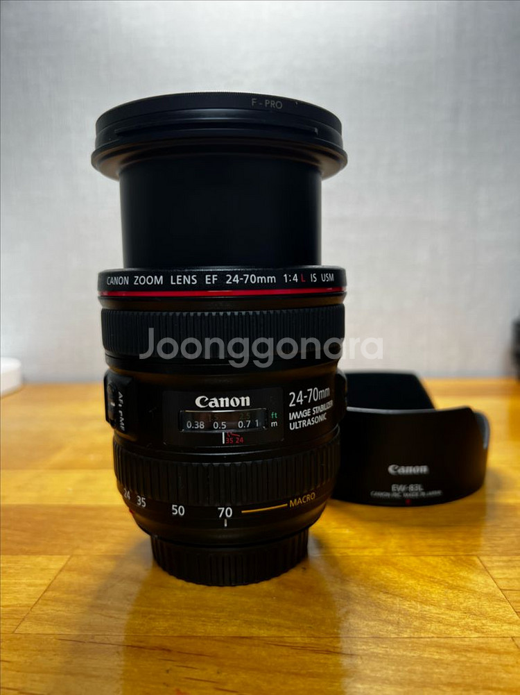 캐논 렌즈 ef 24-70 f4 형아계륵--6