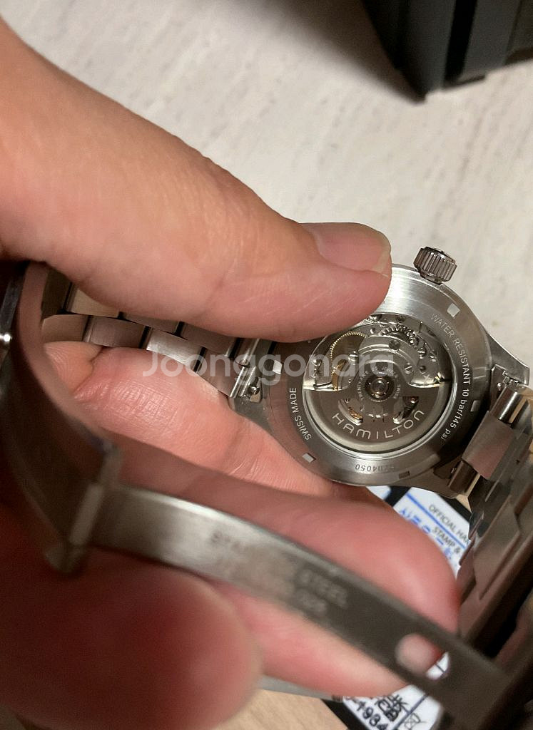 해밀턴 머피 38mm 흰판 브슬 팝니다--1