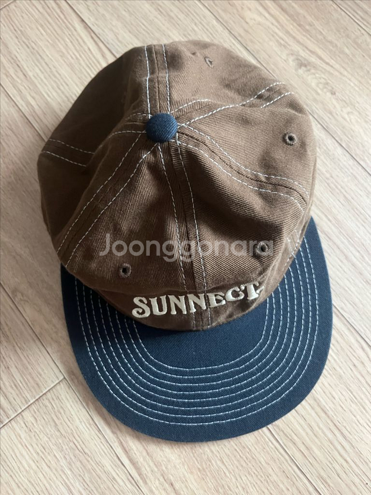 Sunnect 써넥트 6P Cap 브라운/네이비 볼캡--1