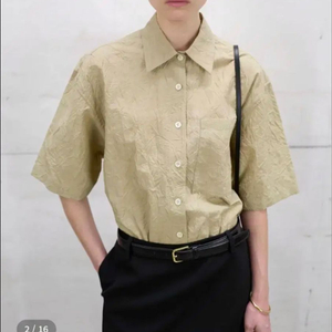 오르 orr 크랙 오버핏 셔츠