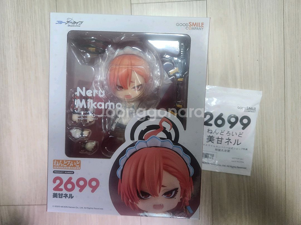 (특전o)블루아카이브 미카모 네루 넨도로이드 미개봉--0