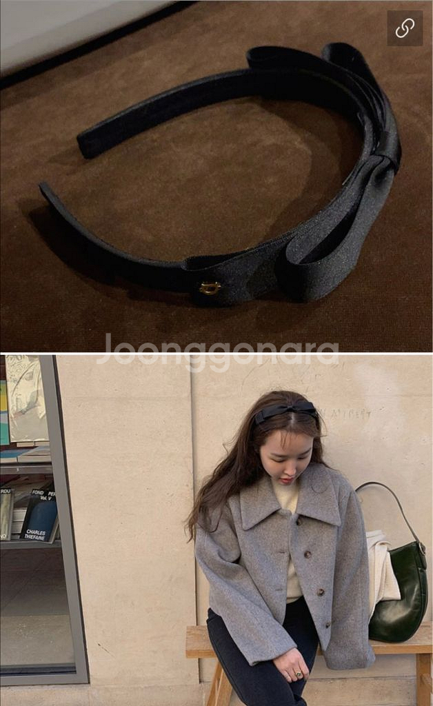 메이비베이비 SERAPHINE 리본 헤어밴드 머리띠--0