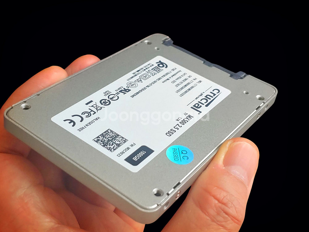 윈도우11 설치 마이크론 MX500 SSD 1TB--4