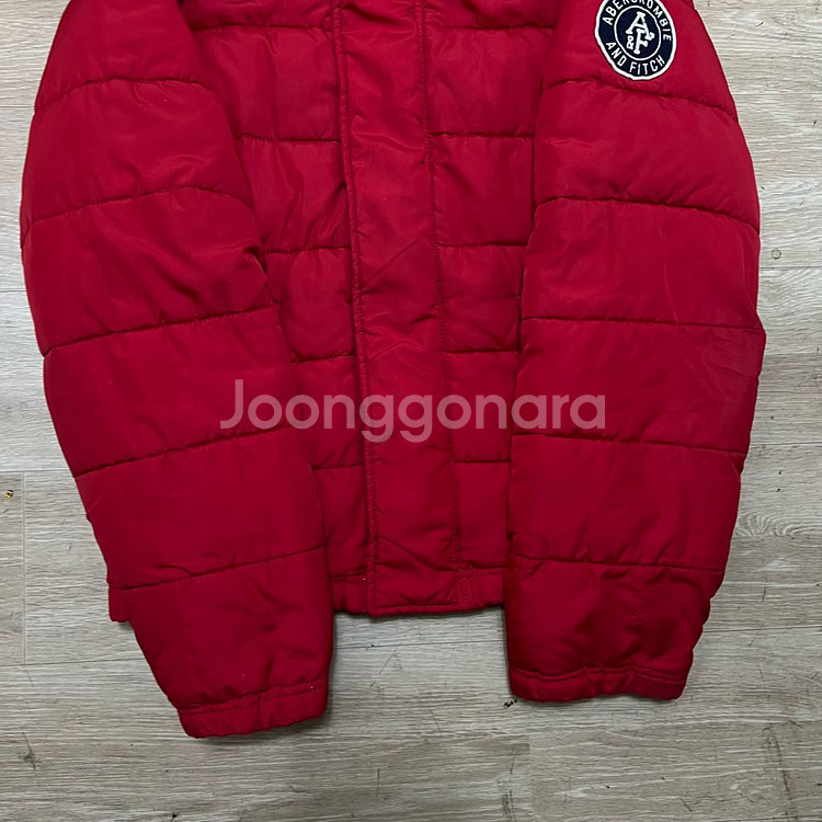 아베크롬비 앤 피치 와펜 후드 패딩 점퍼 S/90--2