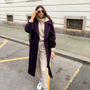 자라 오버사이즈 울 코트