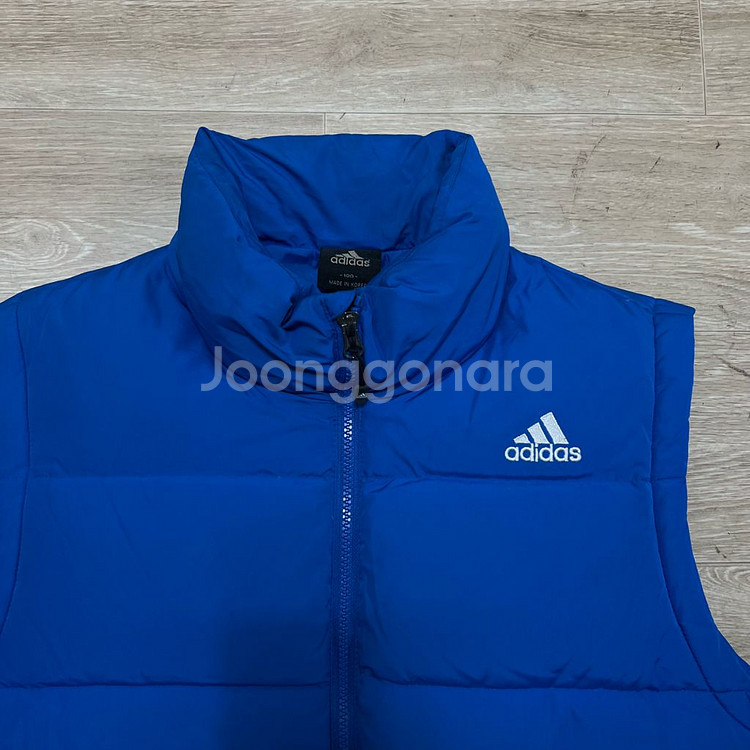 아디다스 퍼포먼스 로고 덕다운 패딩 조끼 L/100--1