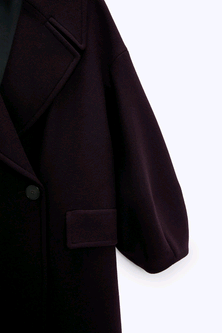 자라 오버사이즈 울 코트--4