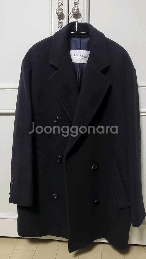 막스마라 정품 카멜헤어100 오버 숏코트(레부스 디자인--0