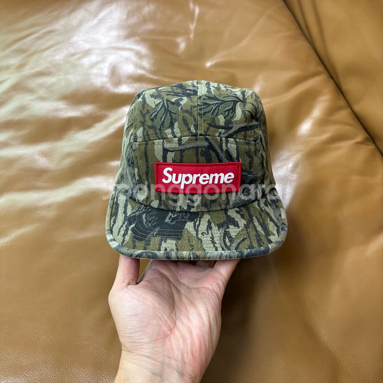 슈프림 밀리터리 오크 카모 캠프캡 모자 Oak Camo--1