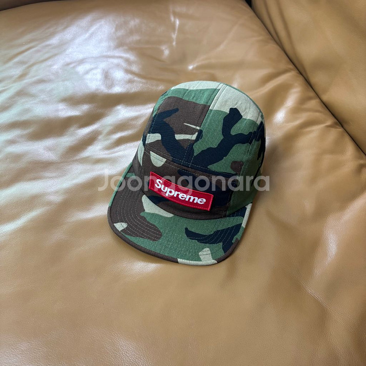 슈프림 밀리터리 우드랜드 카모 캠프캡 모자 (Camo)--0