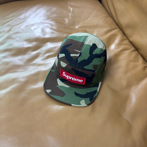 슈프림 밀리터리 우드랜드 카모 캠프캡 모자 (Camo)