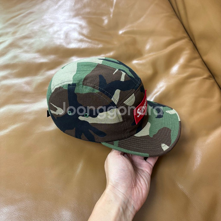 슈프림 밀리터리 우드랜드 카모 캠프캡 모자 (Camo)--2