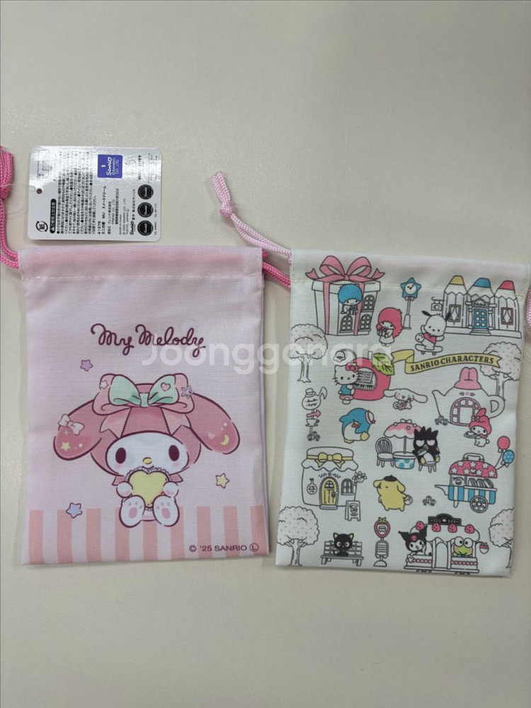 산리오 쿠로미 등 파우치 택 채 새상품--2