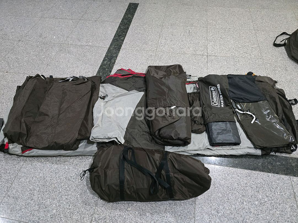 콜맨 코쿤3 + 추가이너텐트 + 정품이너용그라운드시트--1