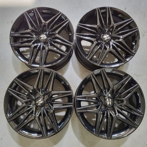 스팅어 마이스터 19인치 블랙휠 순정휠 중고휠