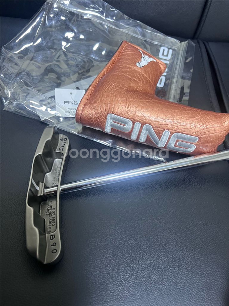 핑 B90 브룸스틱 퍼터 + 핑 퍼터커버(한정판)--1