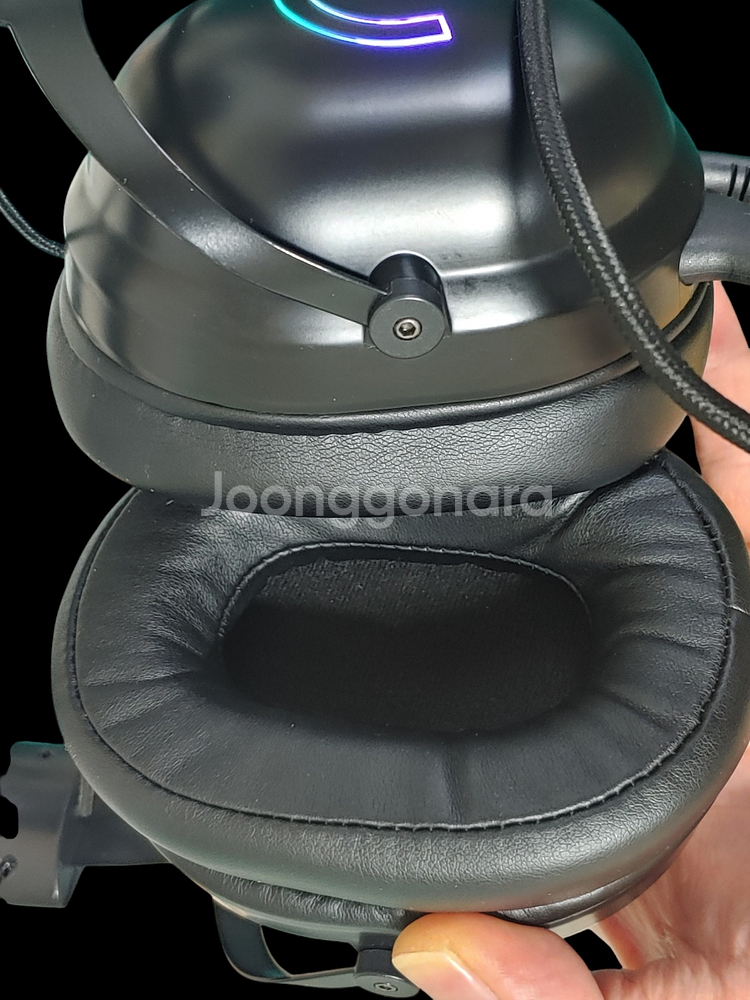앱코 B772L 7.1채널 RGB 게이밍 헤드셋--6