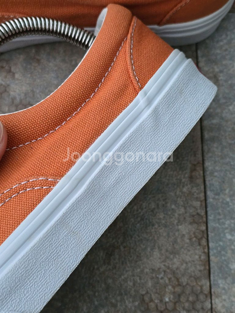 (235)반스 에라 레트로 스포츠 오렌지 스니커즈--3