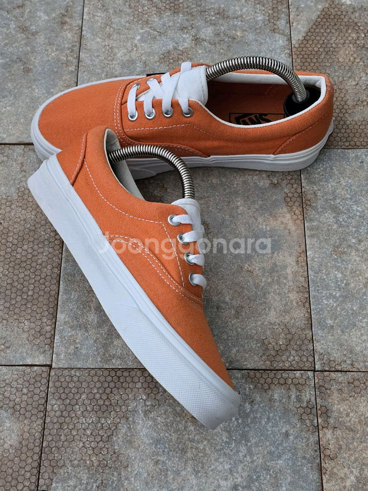 (235)반스 에라 레트로 스포츠 오렌지 스니커즈--4