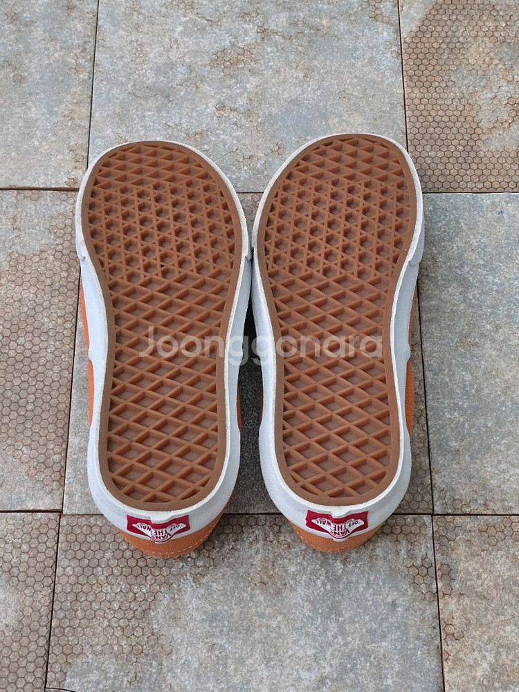 (235)반스 에라 레트로 스포츠 오렌지 스니커즈--9