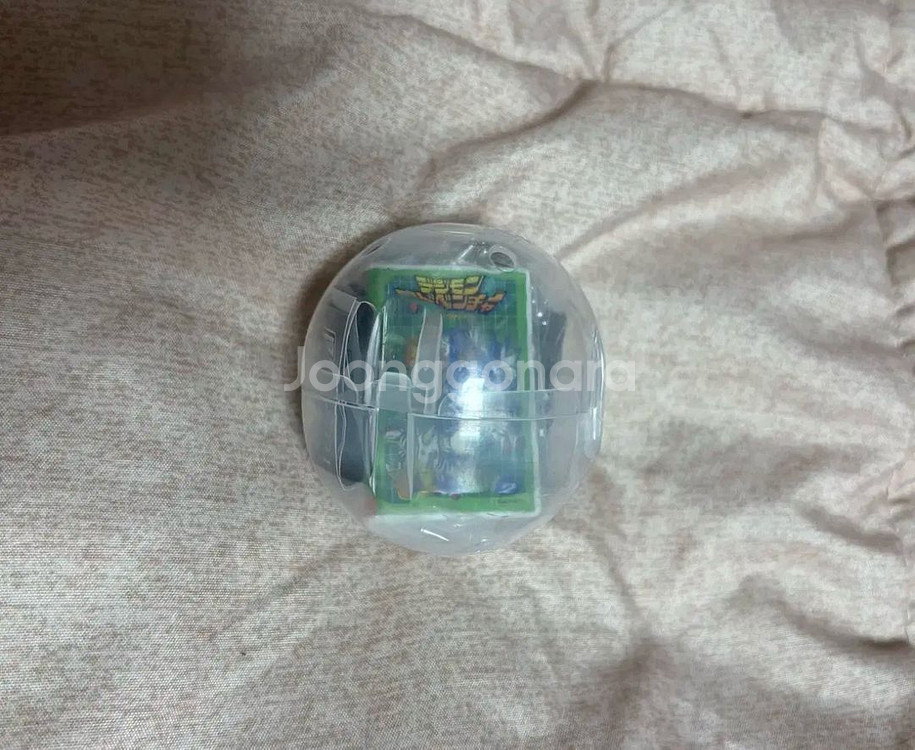 디지몬 비디오테이프 미니어쳐 키링 매튜&가루몬--1