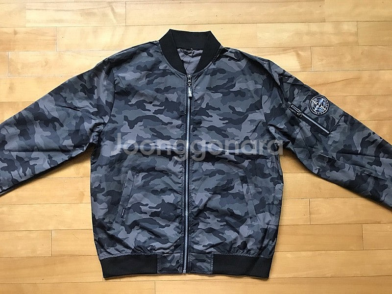밀리터리(카모) 바람막이 항공점퍼--0