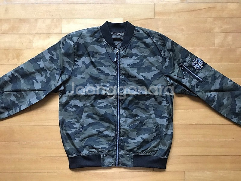 밀리터리(카모) 바람막이 항공점퍼--1