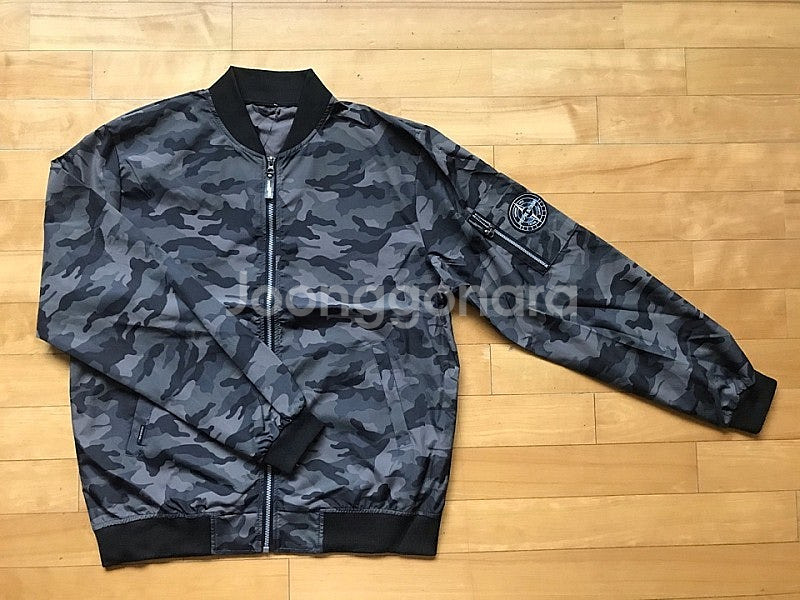 밀리터리(카모) 바람막이 항공점퍼--2
