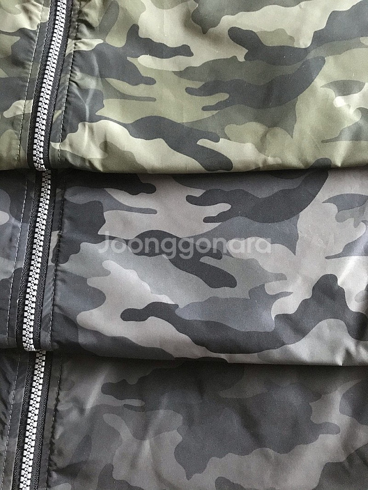 밀리터리(카모) 바람막이 항공점퍼--9