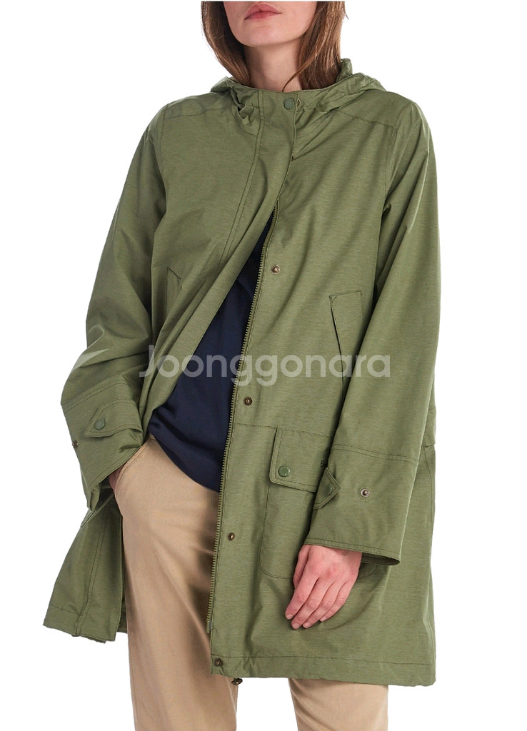 바버 로티 후디드 레인코트--0