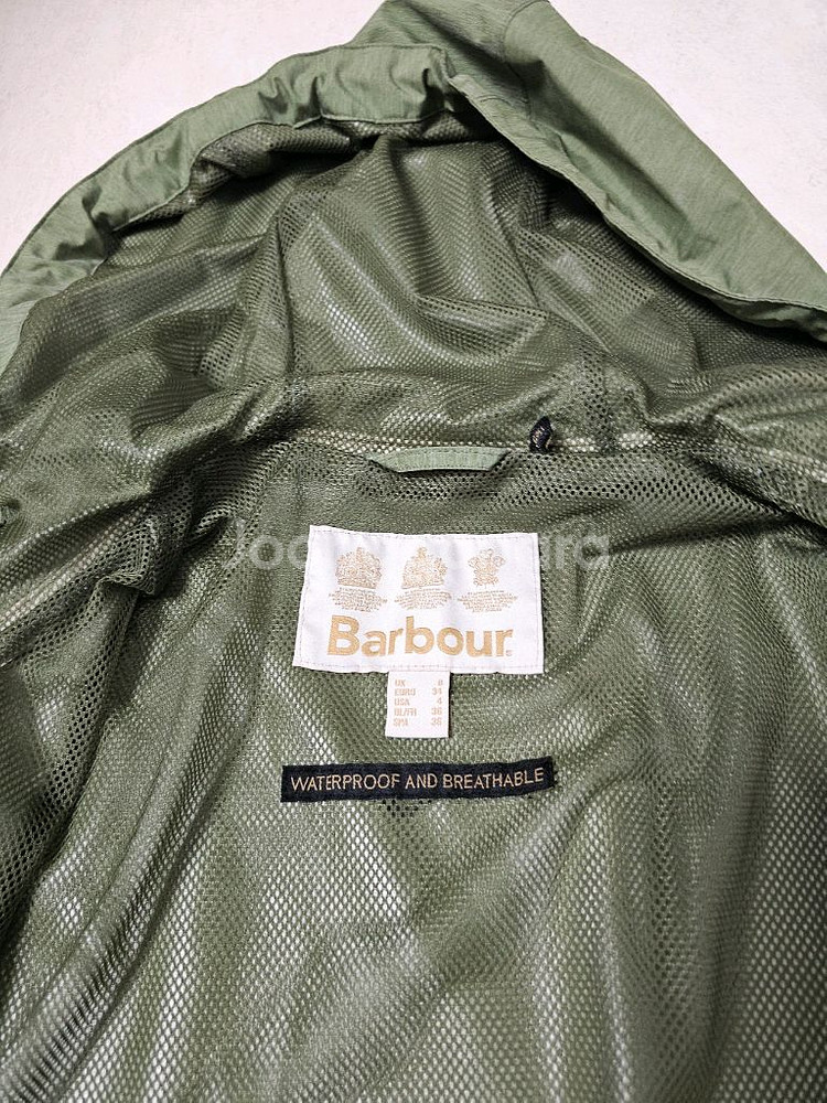 바버 로티 후디드 레인코트--7