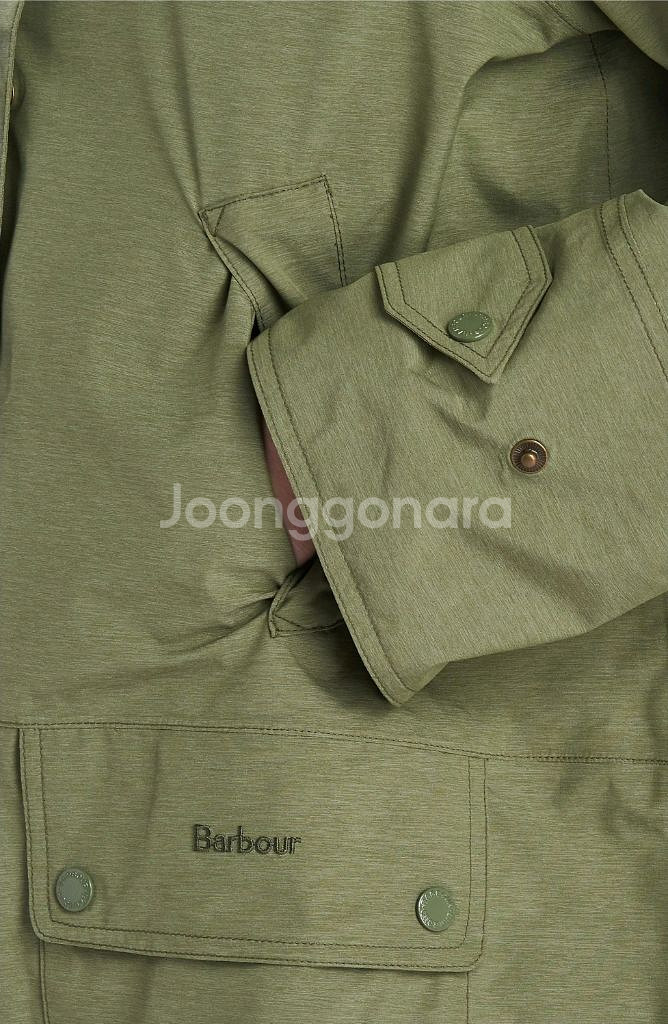 바버 로티 후디드 레인코트--2