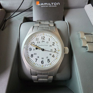 해밀턴 카키필드 메카니컬 38mm 브레이슬릿 스트랩