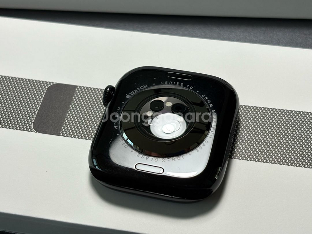 애플워치10 GPS 46mm 제트블랙 밀레니즈 애케플--5