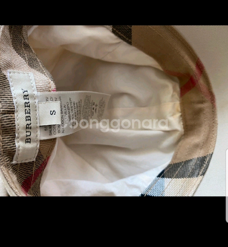 버버리 헌팅캡 (정품--2