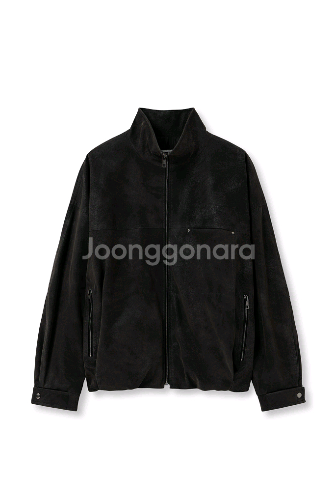 [50]우영미25fw그레이소프트하이넥자켓--7