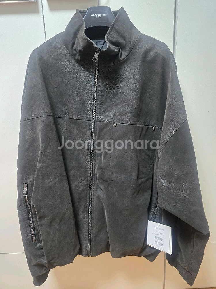 [50]우영미25fw그레이소프트하이넥자켓--5