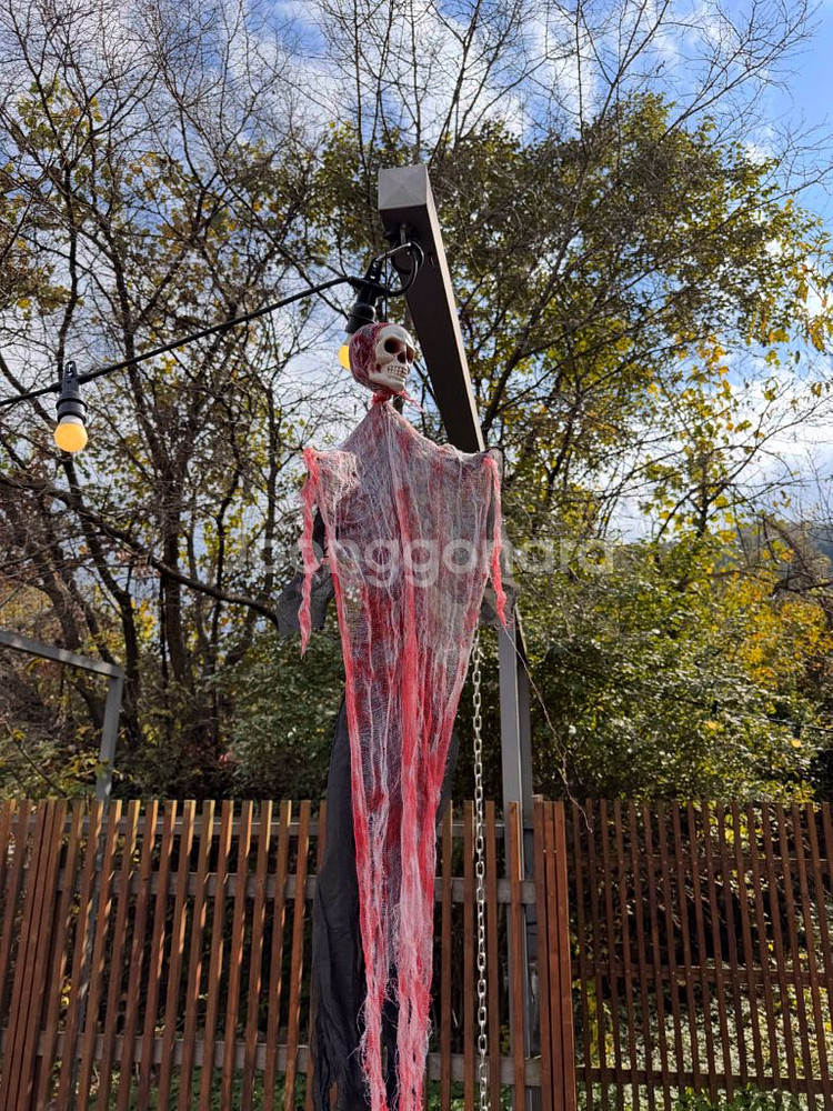 할로윈 용품 (걸이식 해골, 유령 등)--0