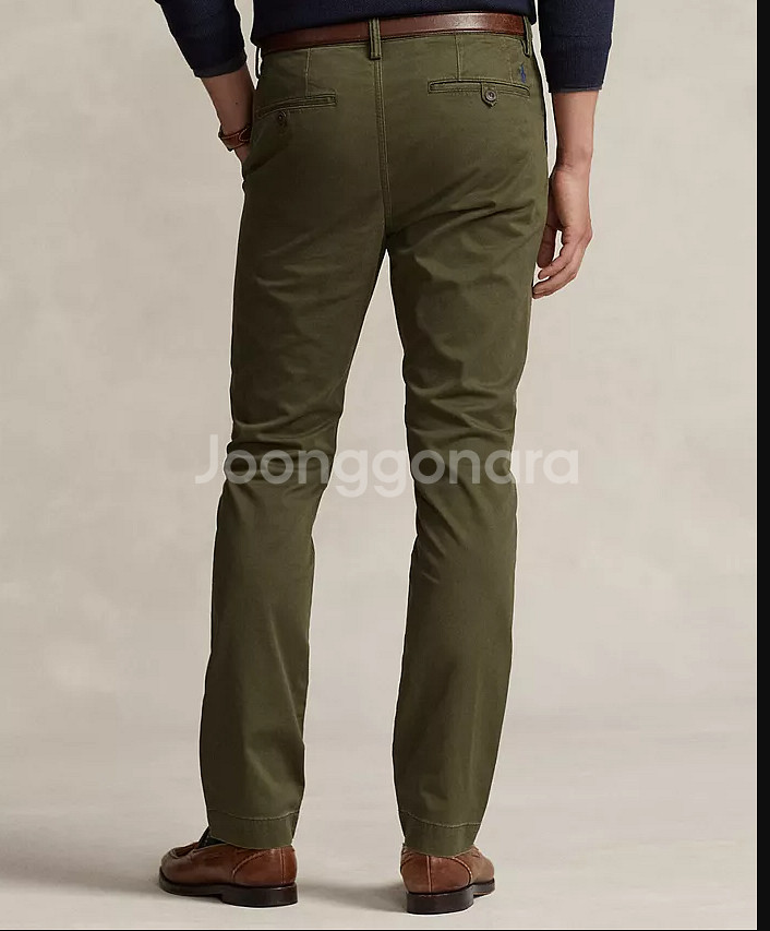 폴로 스트레치 치노 팬츠 / 올리브 / 33*32--1