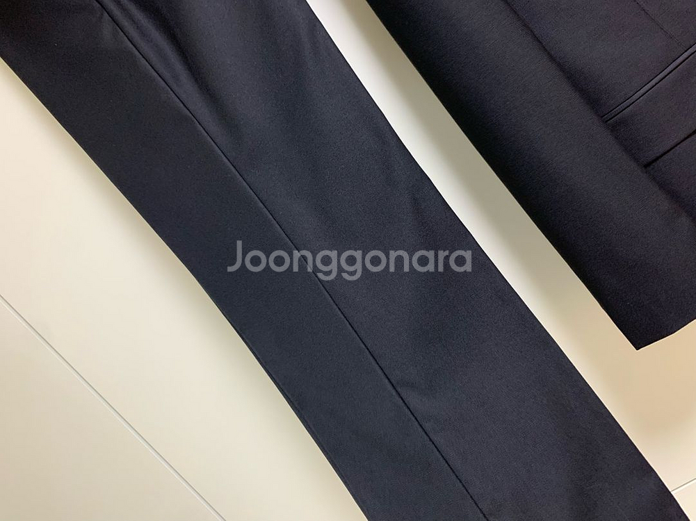 지이크 블랙 검정 수트 정장 이태리 레다원단100/78--14