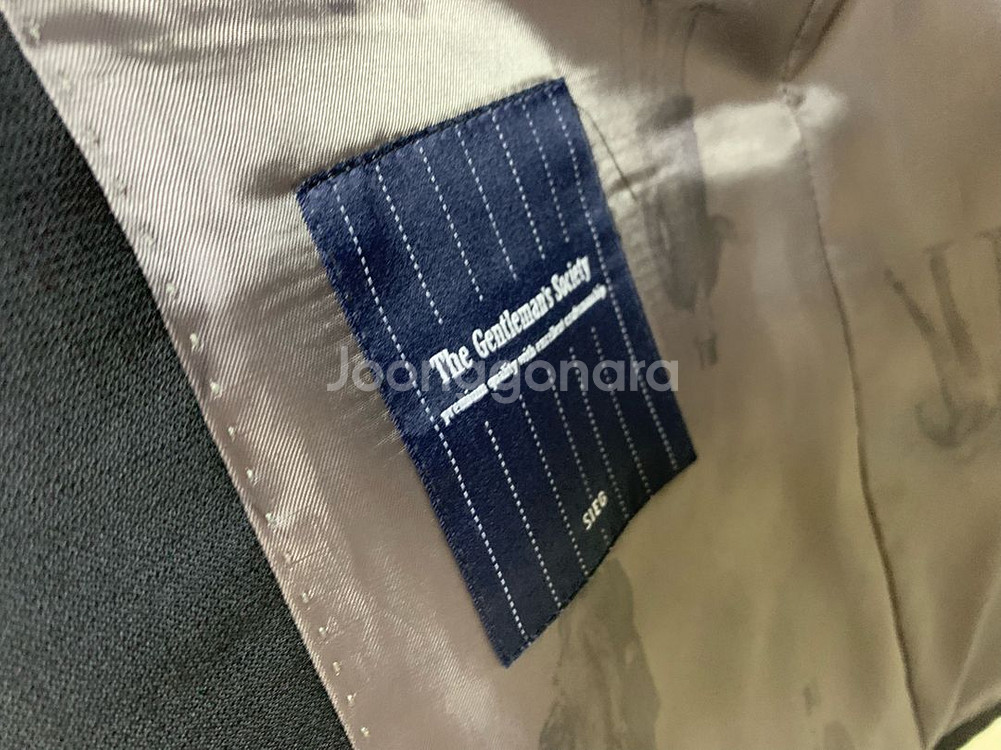 지이크 블랙 검정 수트 정장 이태리 레다원단100/78--18