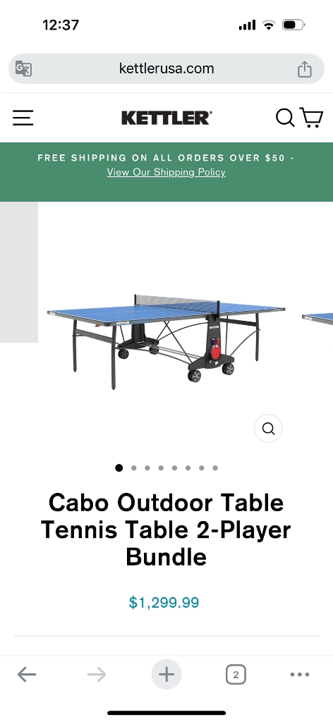 KETTLER Cabo Outdoor 탁구대 (독일제) 이미지