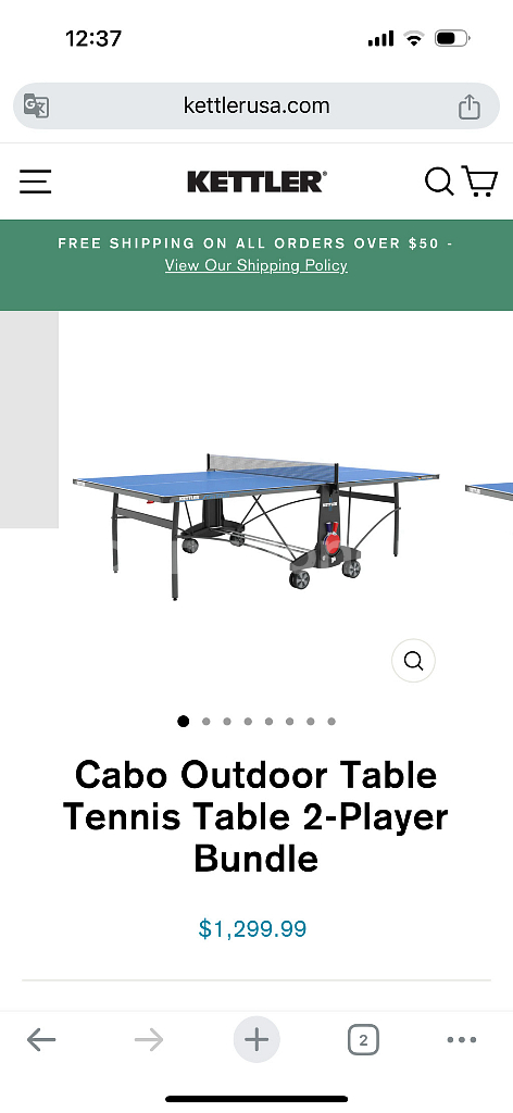KETTLER Cabo Outdoor 탁구대 (독일제)--5