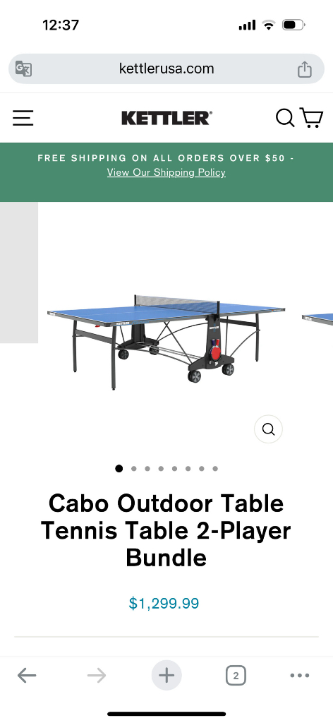 KETTLER Cabo Outdoor 탁구대 (독일제) 이미지