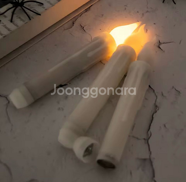 할로윈 LED 촛불 (마술봉 리모콘 포함)--2